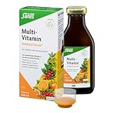 Salus Multi-Vitamin Energetikum – Tonikum zum Erhalt der natürlichen Vitalität – mit 8 wichtigen Vitaminen – vegan – 250 ml