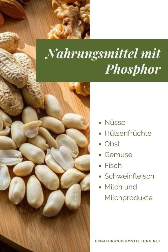 Lebensmittel mit Phosphor
