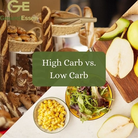 Kohlenhydratreiche Lebensmittel und kohlenhydratarme Lebensmittel: High Carb vs. Low Carb